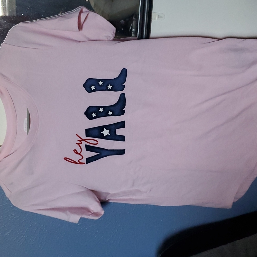 Pink Old Navy soft washed tee
